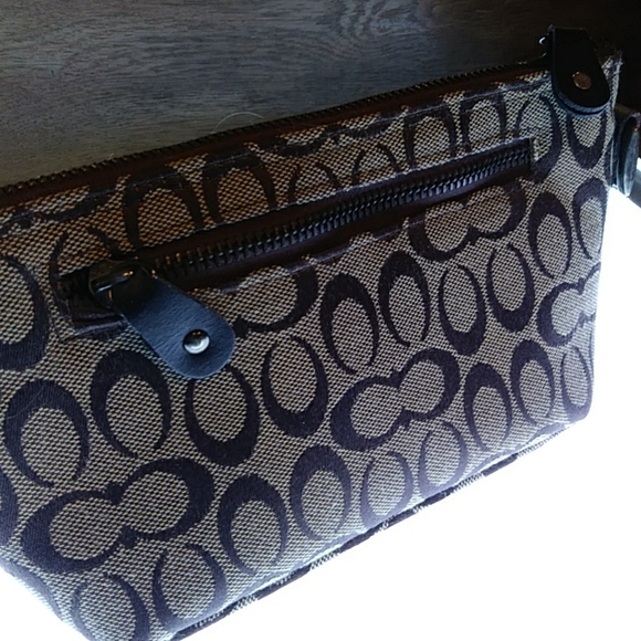 Coach style cosmetic bag clutch - Picture 3 of 4